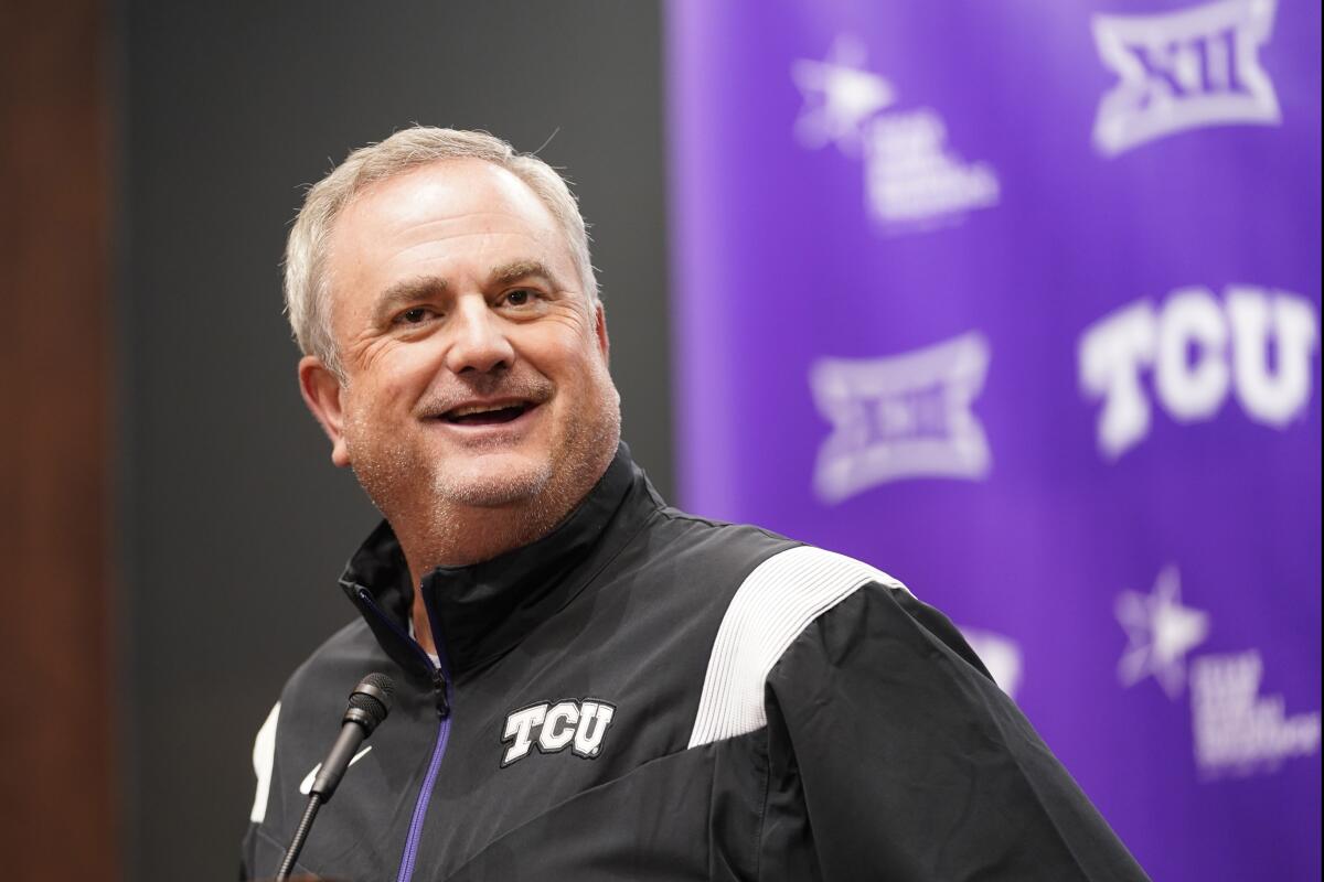 Column: A round of applause, please, for playoff-crasher TCU - The